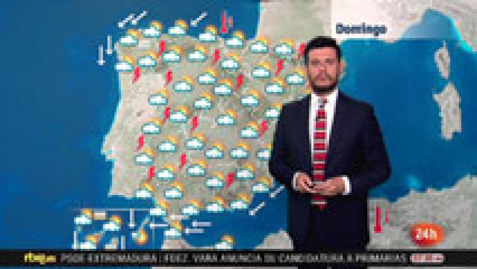 Bajada de los termómetros en Andalucía y Canarias y tormentas en el noroeste - El tiempo | Ver