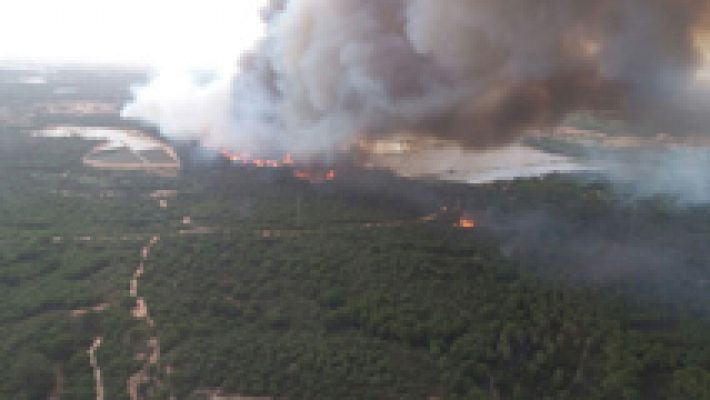 Incendio en Moguer - Declaraciones del delegado de la Junta