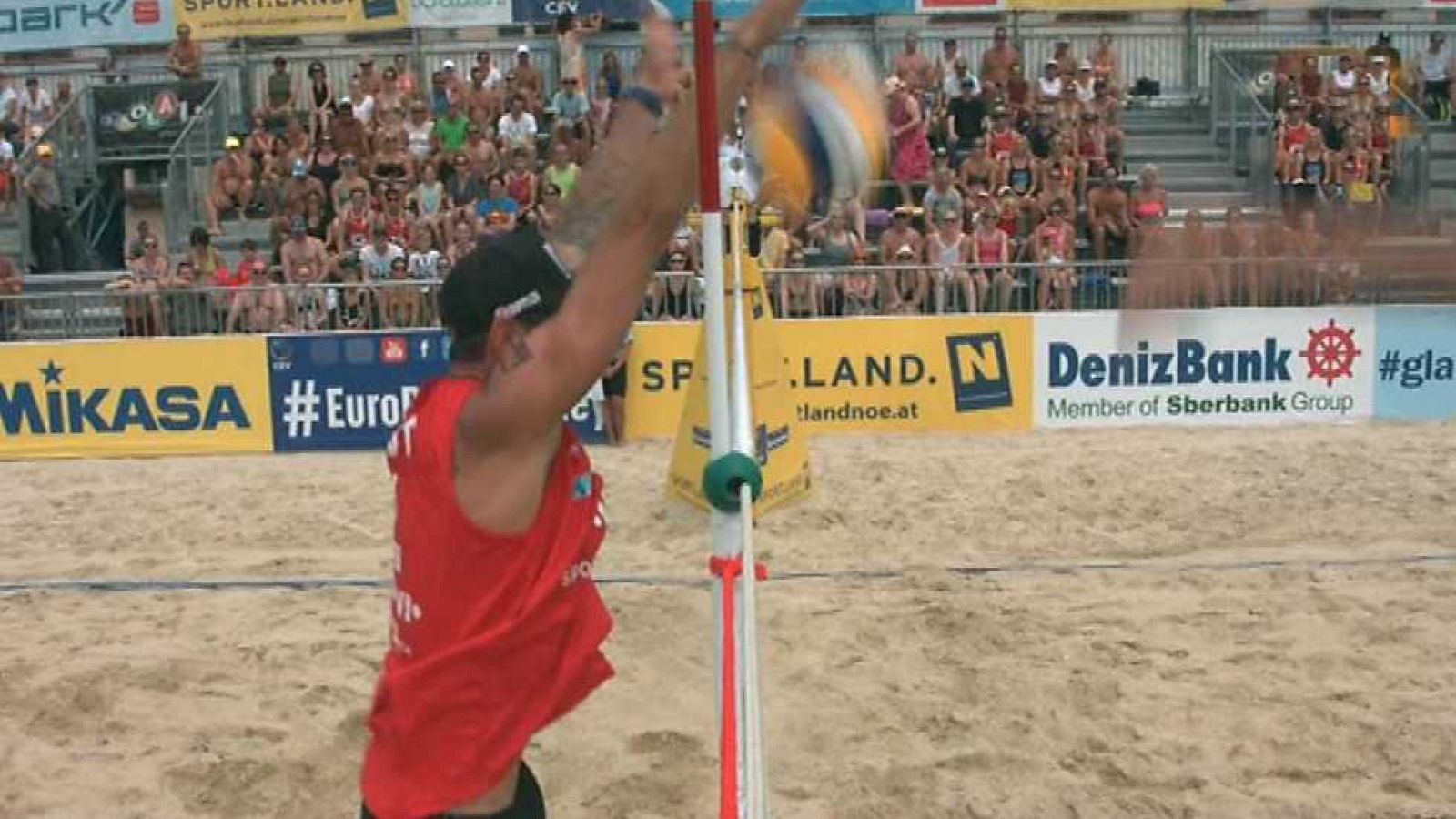 Voley playa - 'Masters CEV 2017' 1ª Semifinal Masculina, desde Baden (Austria) - ver ahora