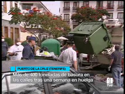 Huelga recogida basuras en Tenerife