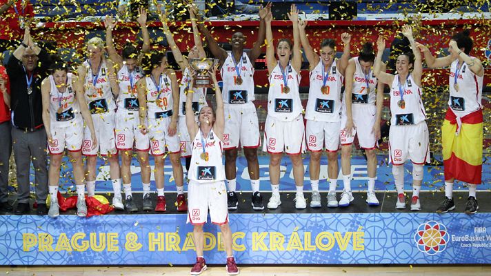 Baloncesto en RTVE - España destroza a Francia y gana su tercer Eurobasket femenino