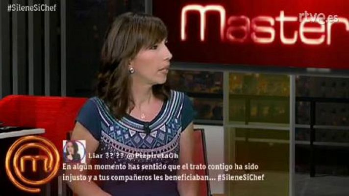 MasterChef - Silene denuncia un "trato injusto" en MasterChef