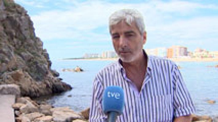 Telediario 1 - El alcalde de Blanes, del PSC, apoya el referéndum independentista