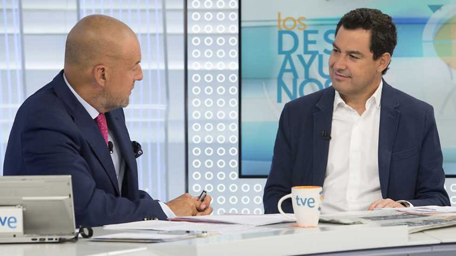 Los desayunos de TVE - Juan Manuel Moreno, presidente del PP de Andalucía