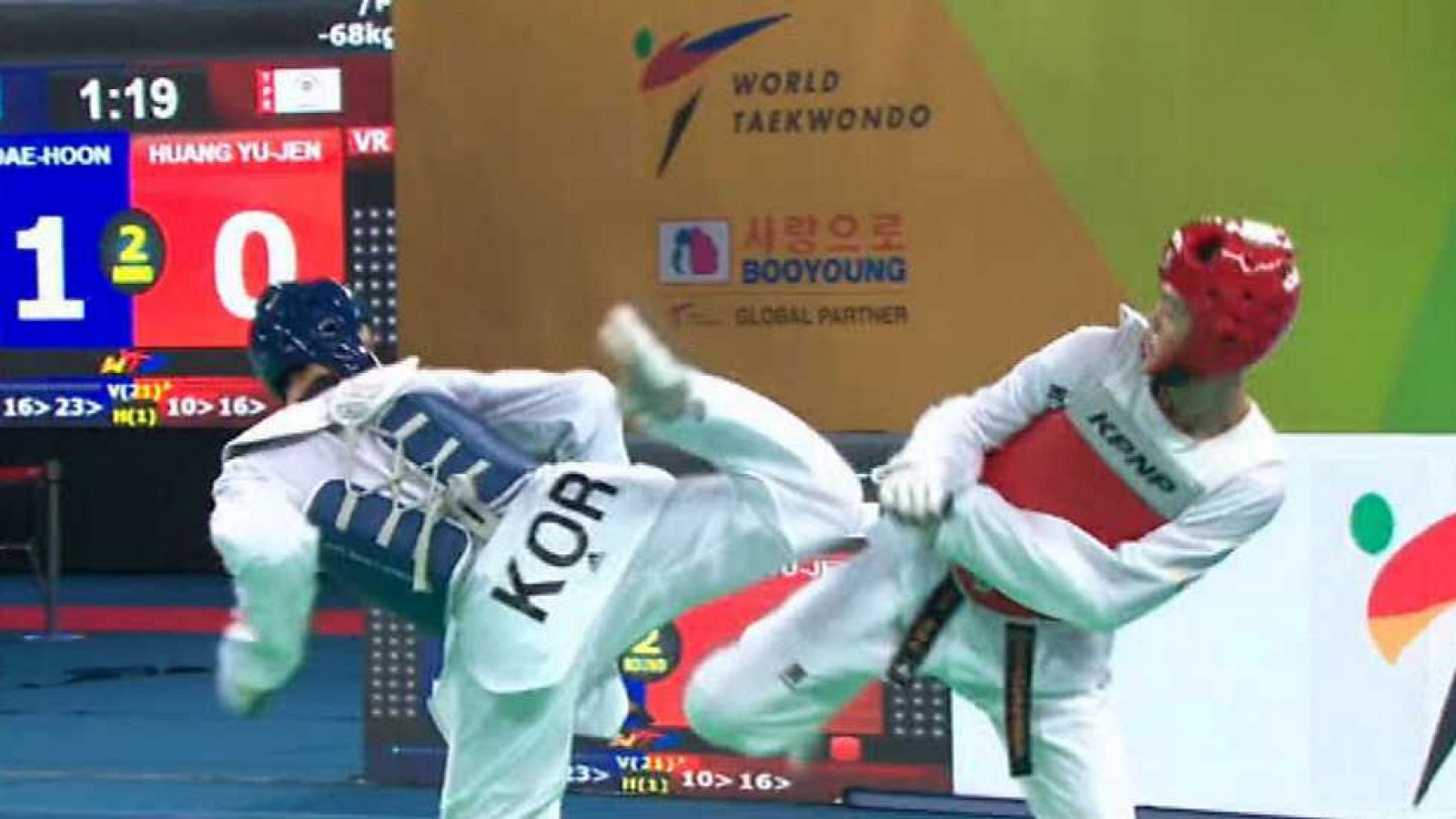 Taekwondo - Campeonato del Mundo. Semifinales y Finales -67kgs. Femeninos y -68kgs. Masculinos