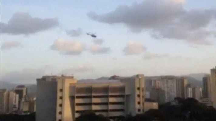 Imágenes del ataque de un helicóptero de la policía al Supremo de Venezuela