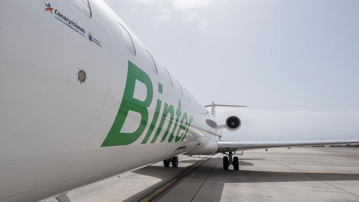 Telediario 1 - Comienza a aplicarse el descuento del 75% en los trayectos interinsulares de Canarias