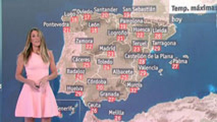 El tiempo - Temperaturas más bajas de lo normal en la mayor parte de España