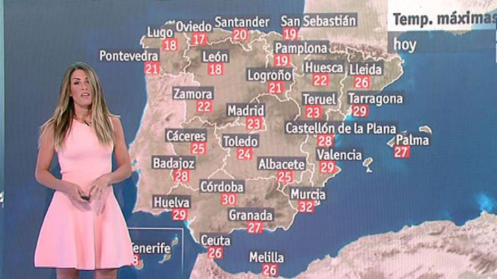 El tiempo - Temperaturas más bajas de lo normal en la mayor parte de España