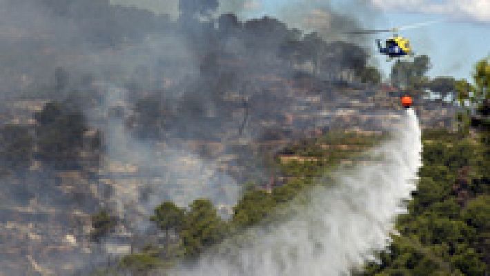 Estabilizado el incendio de la Sierra Calderona
