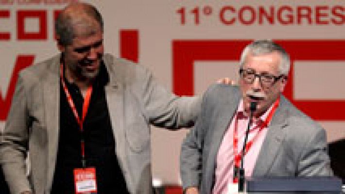 El Congreso de Comisiones Obreras en Madrid finaliza aupando a Unai Sordo al frente del sindicato
