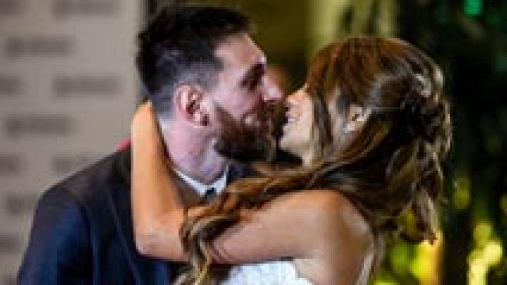 Messi y Roccuzzo se casaron en su Rosario natal ante unos 260 invitados