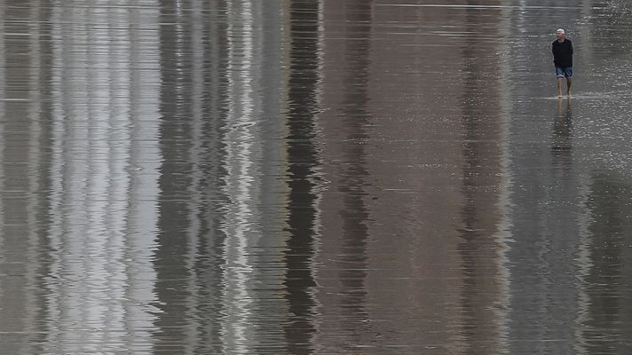 El tiempo - La lluvia y el viento mantienen a una veintena de provincias en alerta