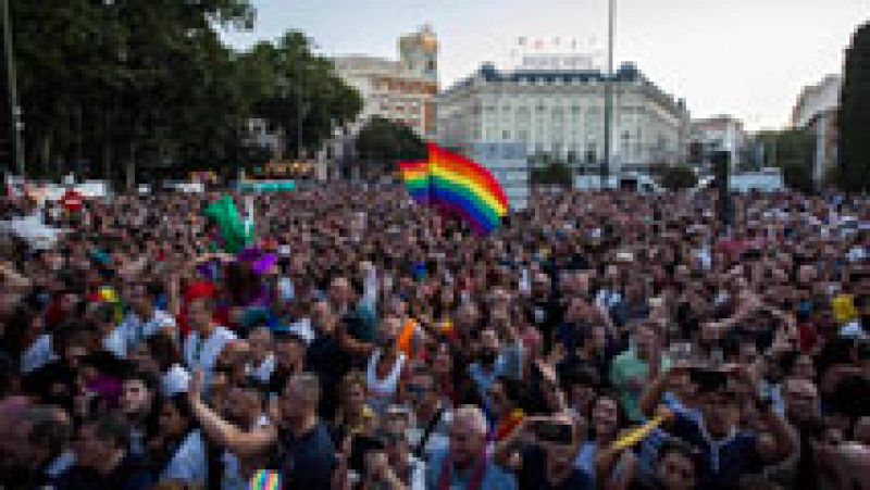 Miles de personas marchan en el World Pride en Madrid por los derechos LGTBI en todo el mundo
