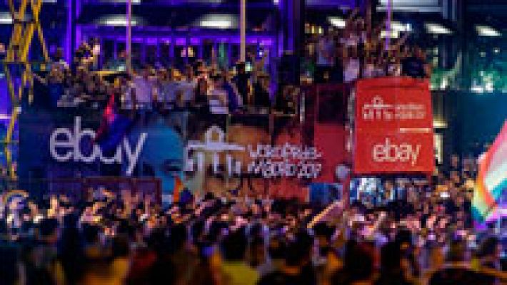 Telediario 1 - Madrid cede el testigo del World Pride a Nueva York para 2019