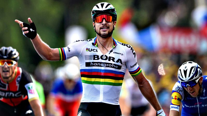 El eslovaco Peter Sagan logró hoy en Longwy la victoria en la tercera etapa del Tour de Francia, la octava de su cuenta particular en la ronda gala en la que ha ganado en los cinco últimos años el maillot de la regularidad.