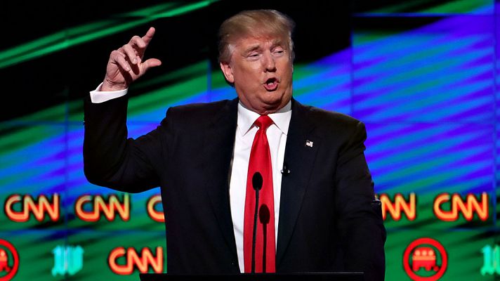 Telediario 1 - La CNN responde al vídeo de Trump y señala que el montaje es "infantil y ridículo"