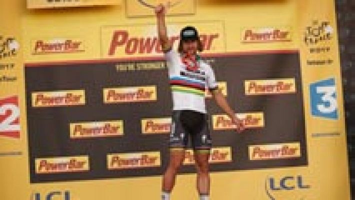 Sagan se impone en la llegada a suelo francés