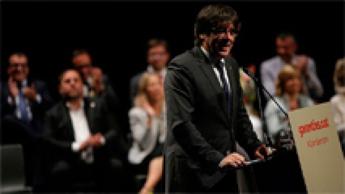 Puigdemont: "El 1 de octubre no habrá un choque de trenes"