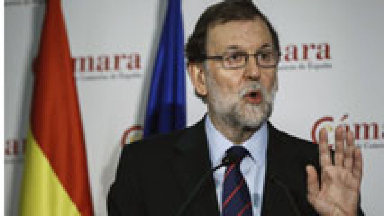 Telediario 1: Rajoy: "Los delirios autoritarios y frentistas nunca podrán vencer al equilibrio del Estado"  | RTVE Play