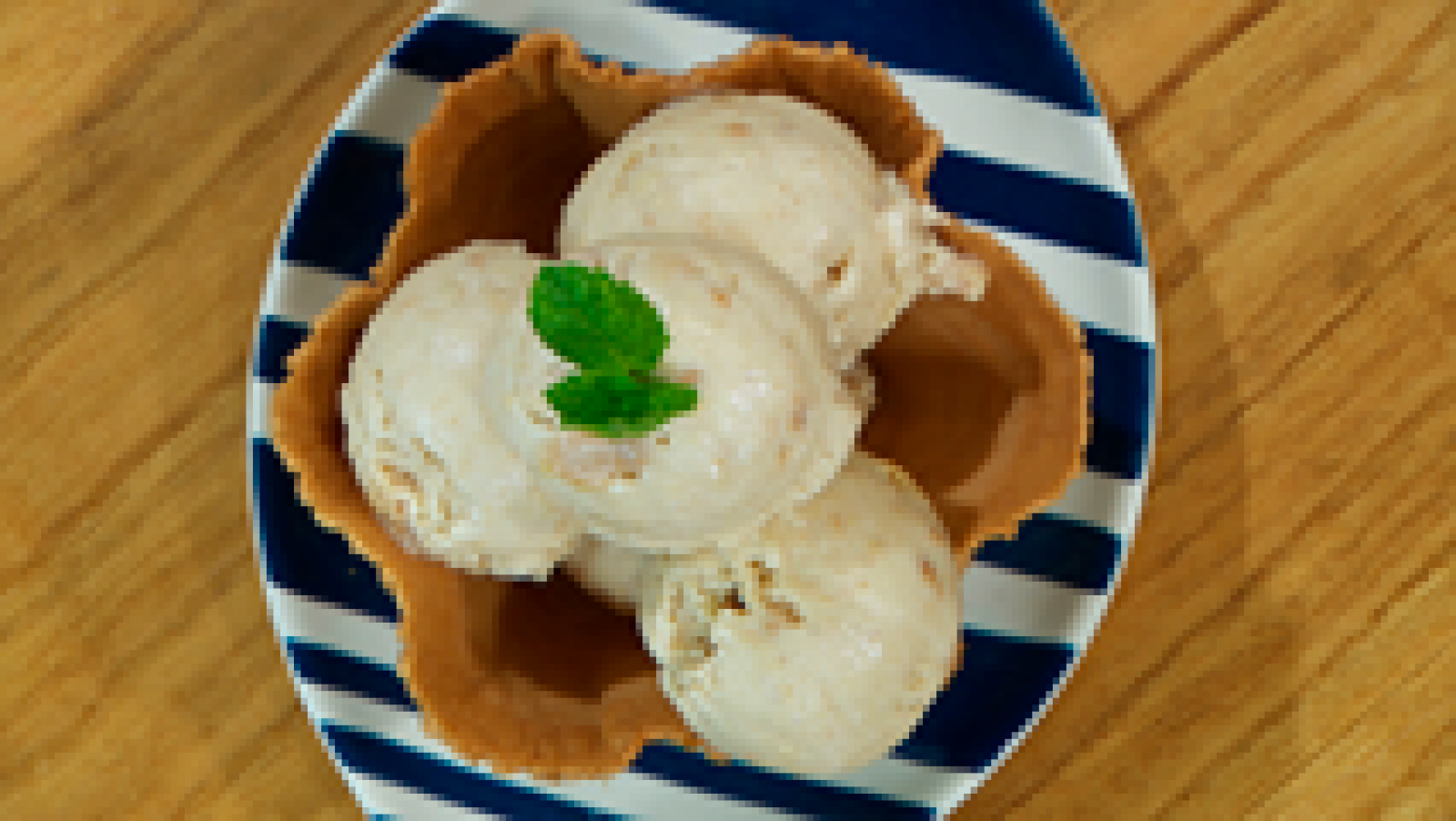 Receta de helado casero con galletas maría con canela