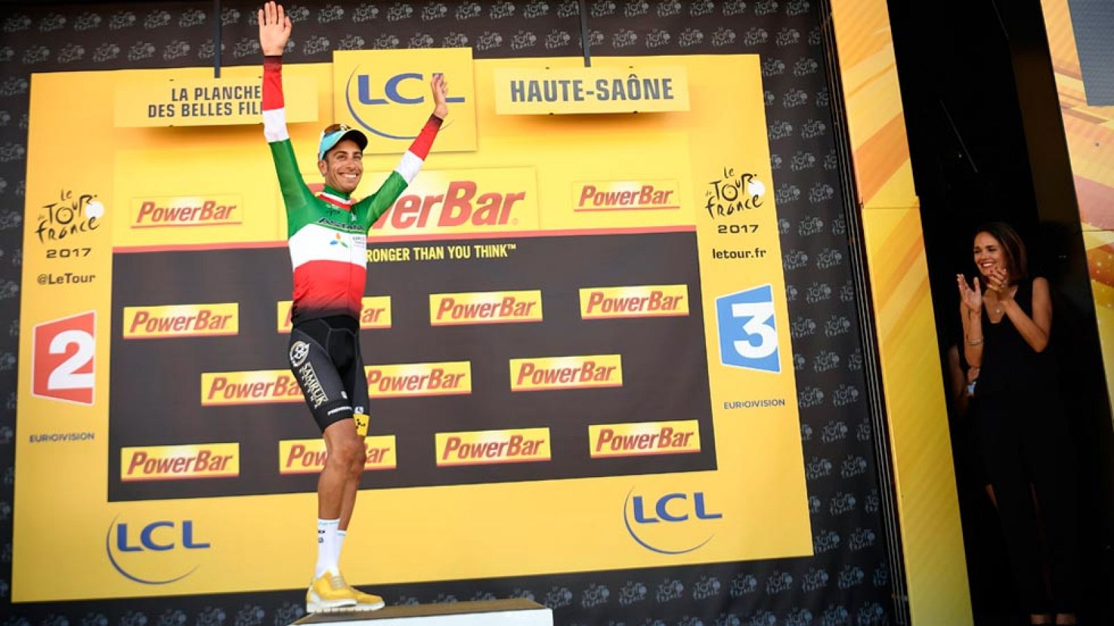 Fabio Aru iza de nuevo la bandera italiana en La Planche des Belles Filles