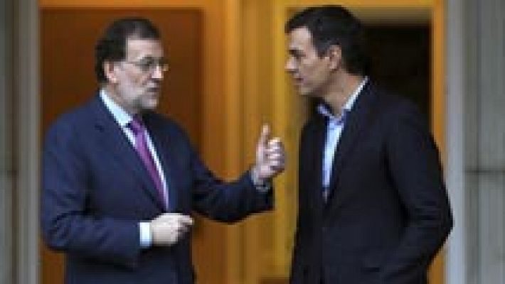 Primera reunión entre Rajoy y Sánchez con Cataluña como prioridad