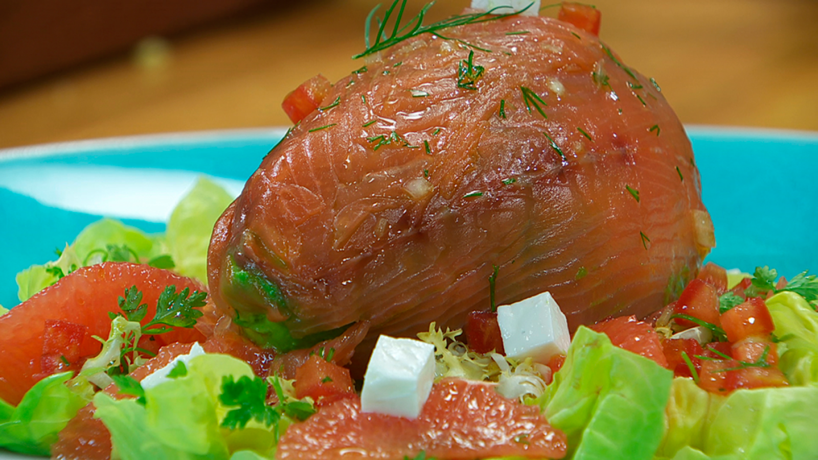 Torres en la cocina - Ensalada de aguacate y salmón