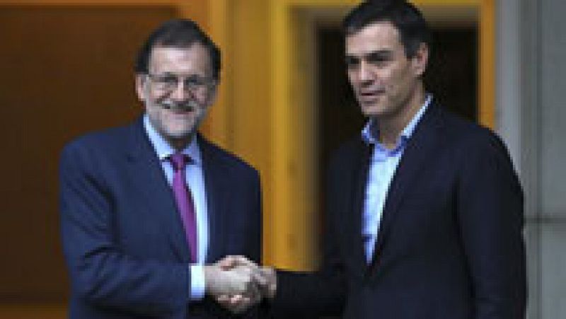 Rajoy y Sánchez acuerdan mantener un diálogo permanente sobre Cataluña 