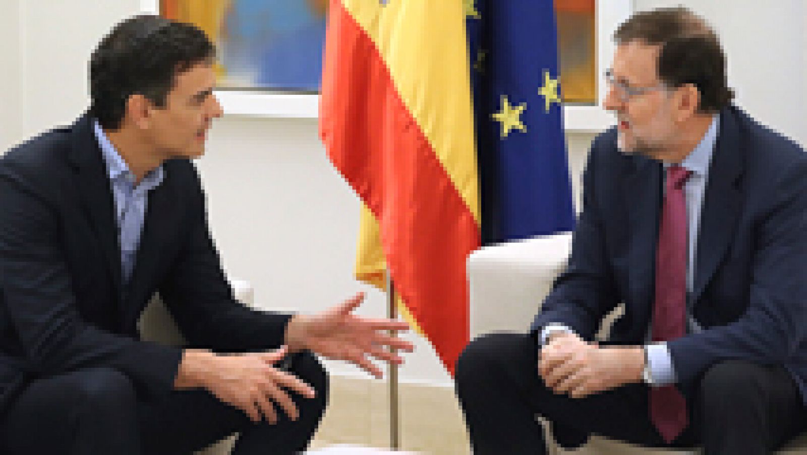 Telediario 1: Rajoy y Sánchez coinciden en que el referéndum catalán no se va a celebrar | RTVE Play
