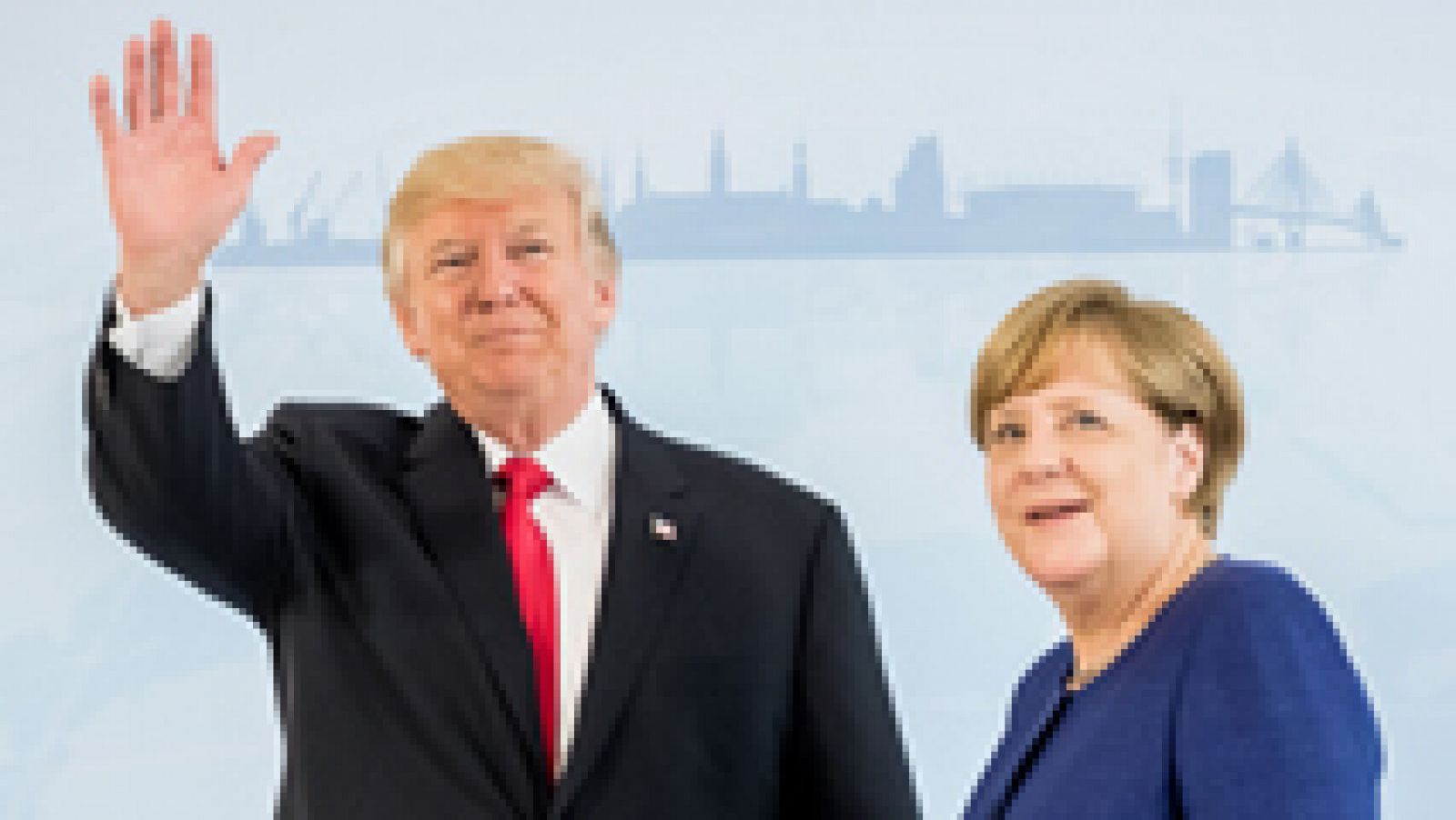Merkel y Trump se reúnen la vispera del G20 a la espera de un consenso difícil