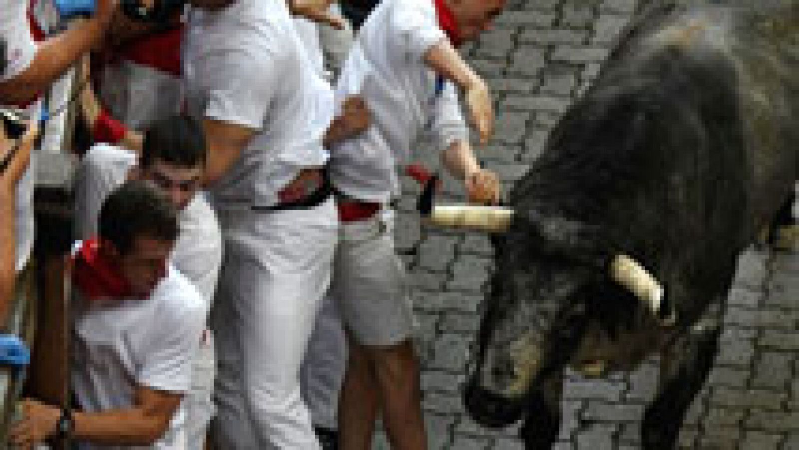 San Fermín 2023: El dueño de los Cebada Gago, Salvador Cebada: "Un toro ha salido desde el principio marcando" | RTVE Play
