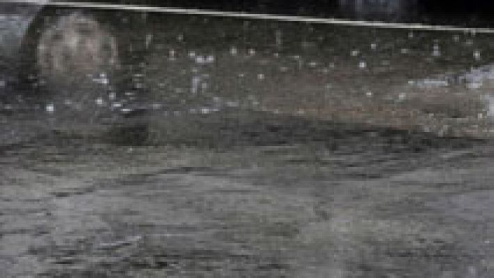 Telediario 1 - Nueve provincias españolas están en aviso naranja por fuertes tormentas