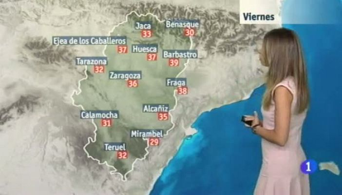 El tiempo en Aragón - 07/07/2017