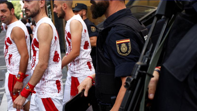 Más de 3.500 agentes conforman el operativo de seguridad en San Fermín