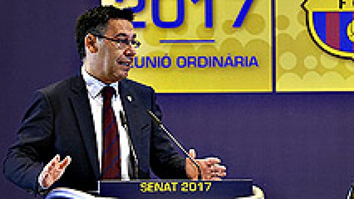 Telediario 1 - Bartomeu reconoce la dificultad del fichaje de Verrati