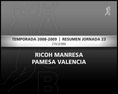 Baloncesto en RTVE - Ricoh Manresa 74-73 Pamesa Valencia