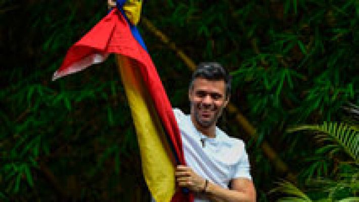 Telediario 1 - El líder opositor venezolano Leopoldo López ya está en casa