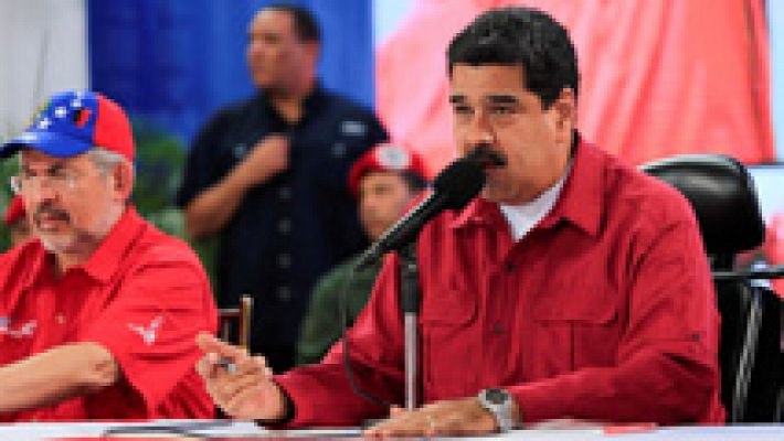 Telediario 1 - Maduro se dirige a Leopoldo López: "Ojalá lance un mensaje de rectificación y de paz"