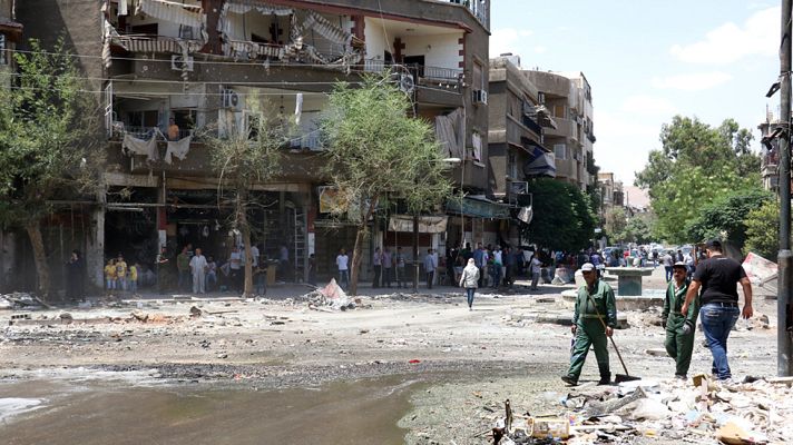 Telediario 1 - Entra en vigor en el suroeste de Siria la tregua pactada entre EE.UU. y Rusia