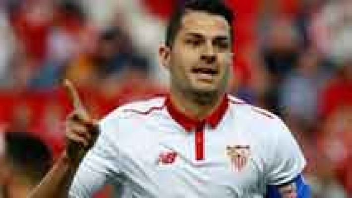 Telediario 1 - Vitolo renueva con el Sevilla y planta al Atlético