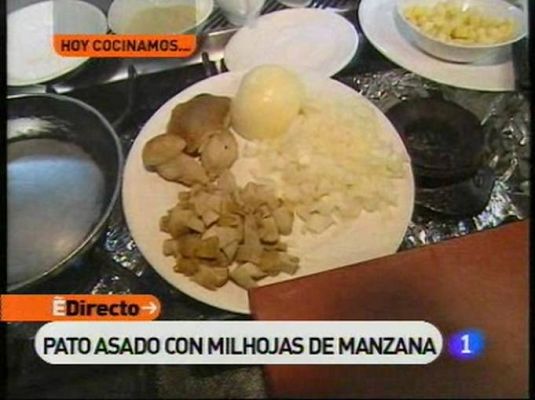 RTVE Cocina - Pato asado con milhojas de manzana