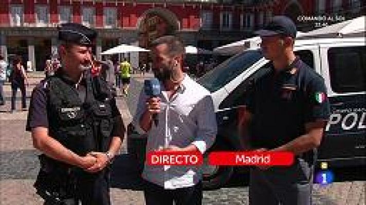 Policia extranjera en Madrid