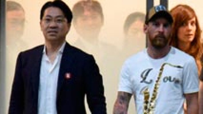 Telediario 1 - El Barça arranca la pretemporada sin Messi, Neymar ni Piqué