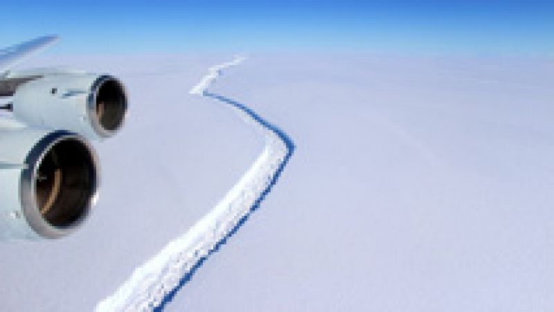 Se desprende de la Antártida un bloque de hielo como la provincia de Alicante