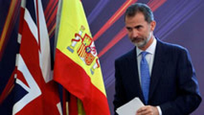 El rey se reúne con empresarios en Londres