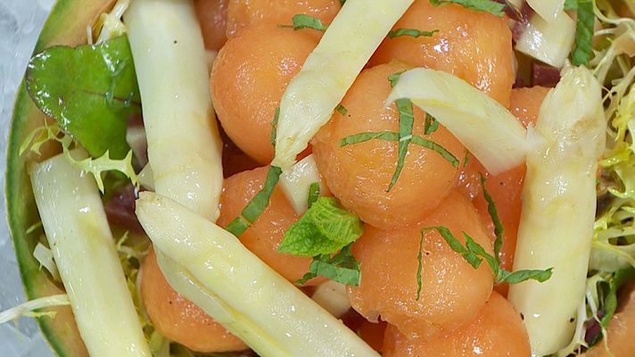 RTVE Cocina - Ensalada de melón con jamón