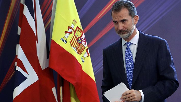 Telediario 1 - El rey pide que las negociaciones sobre el 'Brexit' "reduzcan al mínimo las incertidumbres"