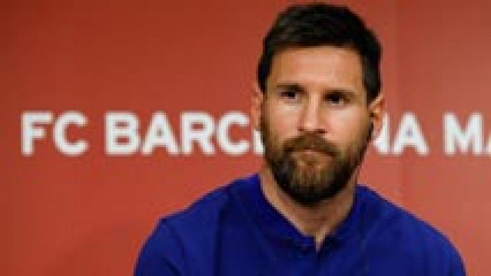 Telediario 1 - Messi: "Estoy con muchas ganas de empezar a entrenar"