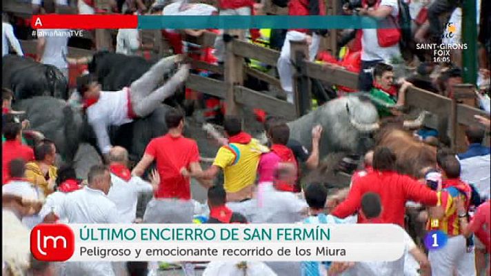 La mañana - ��ltimo encierro con los Miura